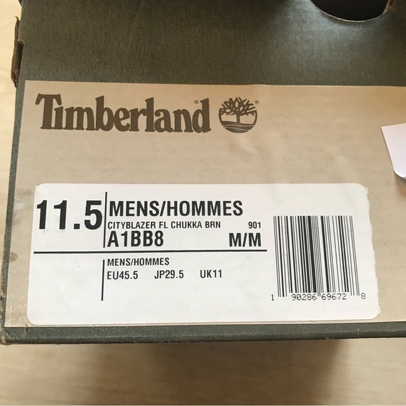 Gorpcore Timberland Chukka Boots Size 11.5 Lightweight Canvas Sneaker-Boot - Picture 8 of 11